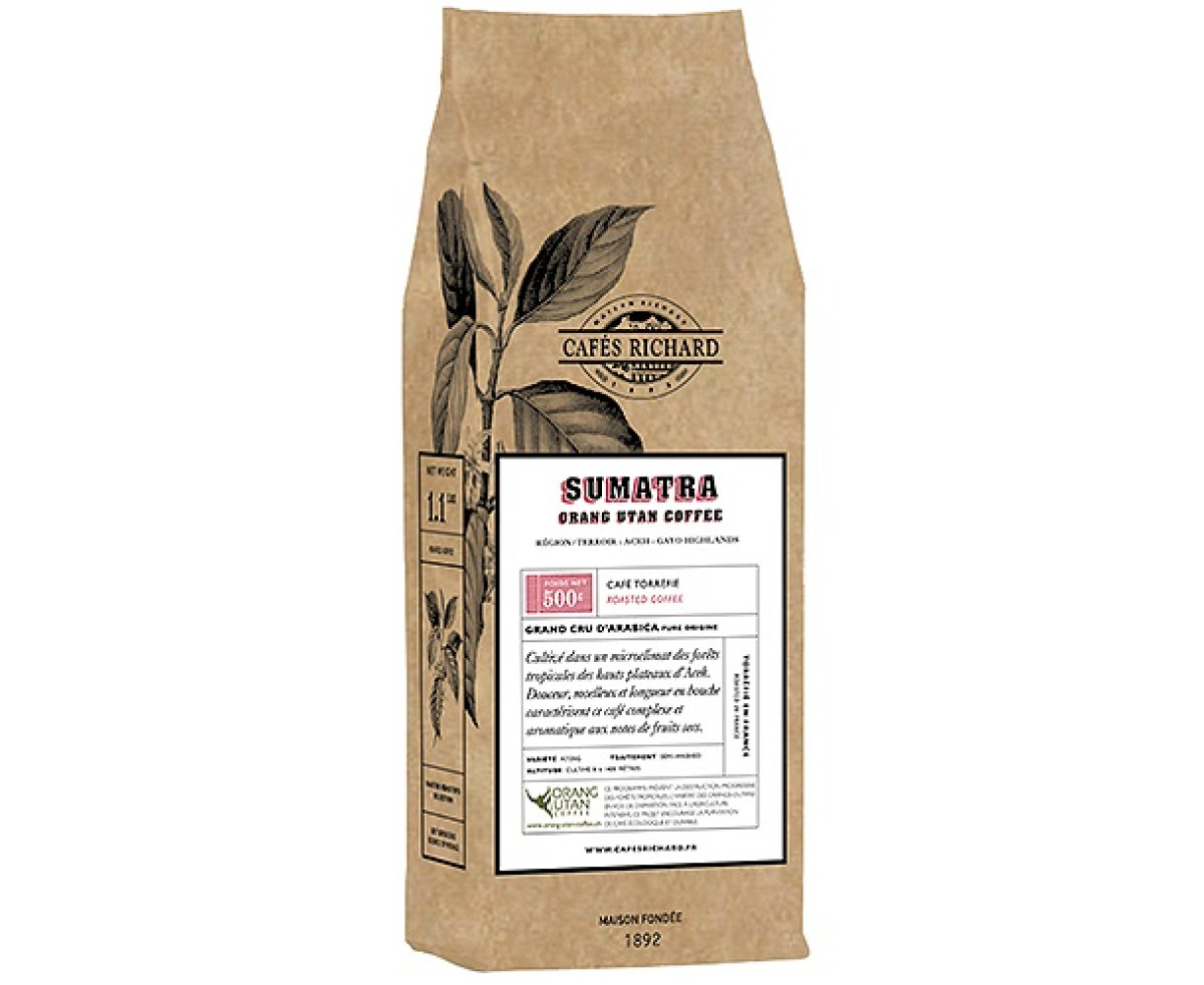 Cafés Richard Sumatra - coffee beans 500 g