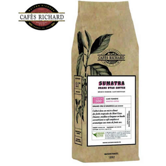 Cafés Richard Sumatra - кафе на зърна 500 гр