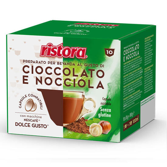 RISTORA Cioccolato e nocciola – капсули Dolce Gusto® 10 бр.