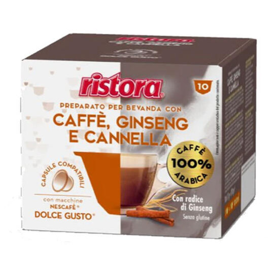 RISTORA Caffe, ginseng e cannella – капсули "Dolce Gusto" 10 бр.