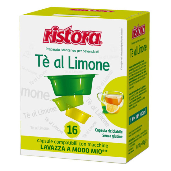 RISTORA Te al Limone – капсули "A Modo Mio" 16 бр.