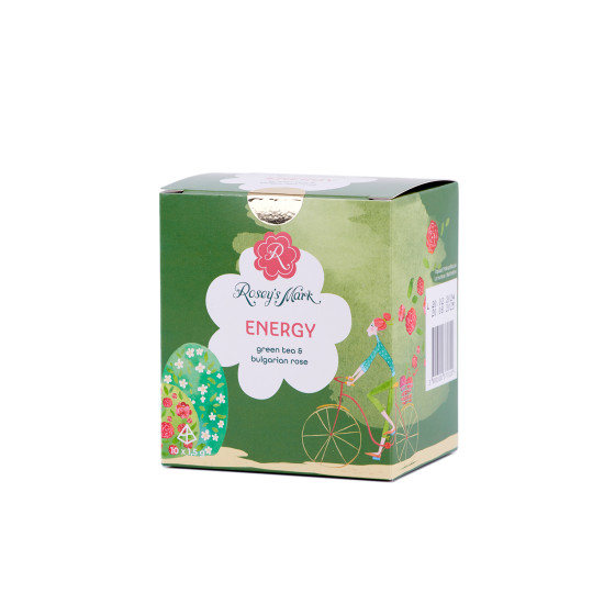 Rosey's Mark Чай Роза и Зелен чай  Energy 10 бр