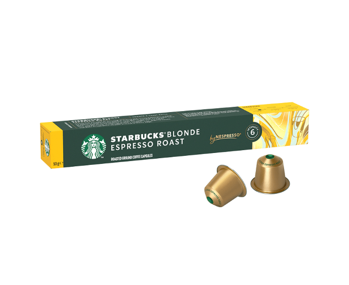 Starbucks Espresso Blonde 10бр Nespresso съвместими капсули