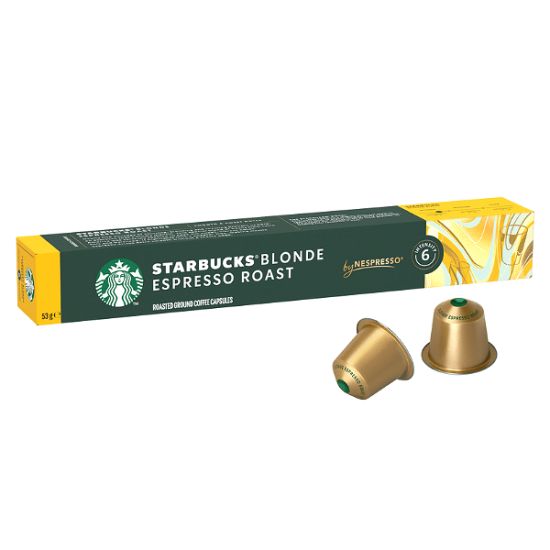 Starbucks Espresso Blonde 10бр Nespresso съвместими капсули