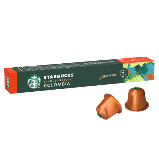 Starbucks Colombia 10бр Nespresso съвместими капсули