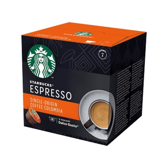 Starbucks Colombia Espresso капсули за Dolce Gusto кафемашина 12 капсули