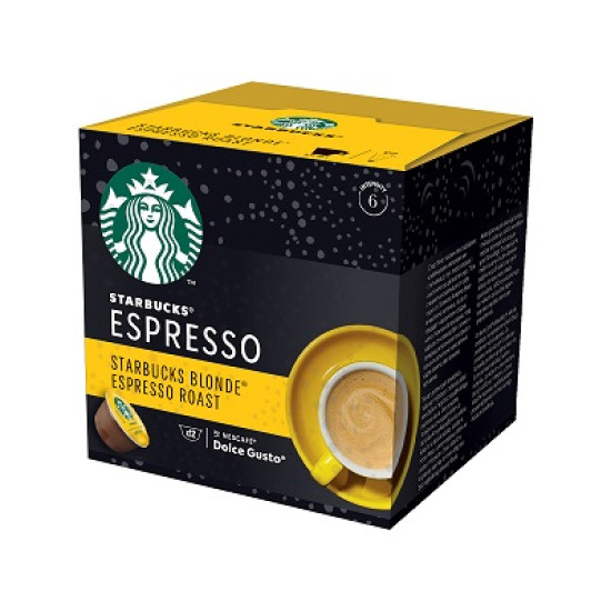 Starbucks Blonde Espresso Roast капсули за Dolce Gusto кафемашина 12 капсули