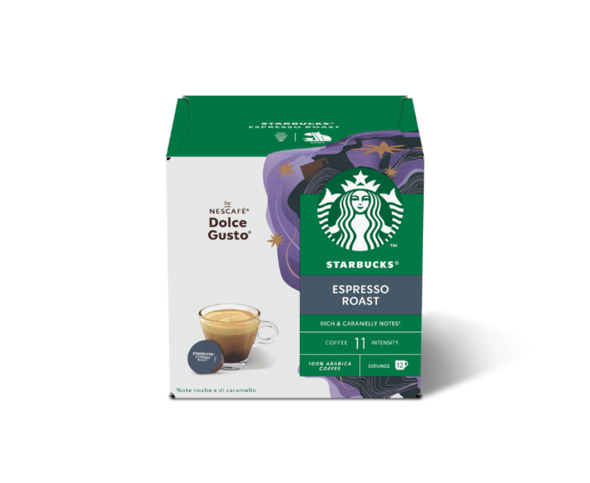 Starbucks Espresso Roast капсули за Dolce Gusto кафемашина 12 капсули