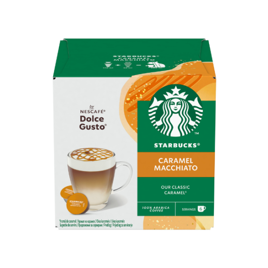 Starbucks Caramel Macchiato капсули за Dolce Gusto кафемашина 12 капсули