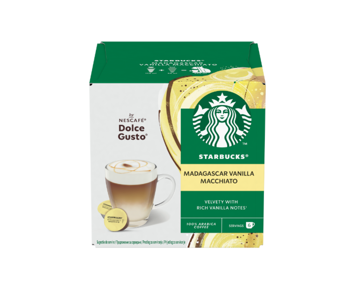 Starbucks Vanilla Macchiato капсули за Dolce Gusto кафемашина 12 капсули