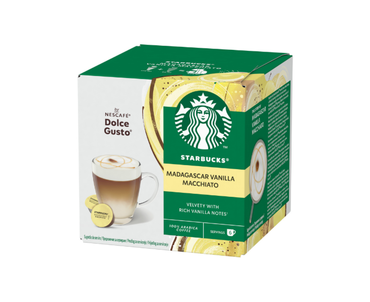 Starbucks Vanilla Macchiato капсули за Dolce Gusto кафемашина 12 капсули