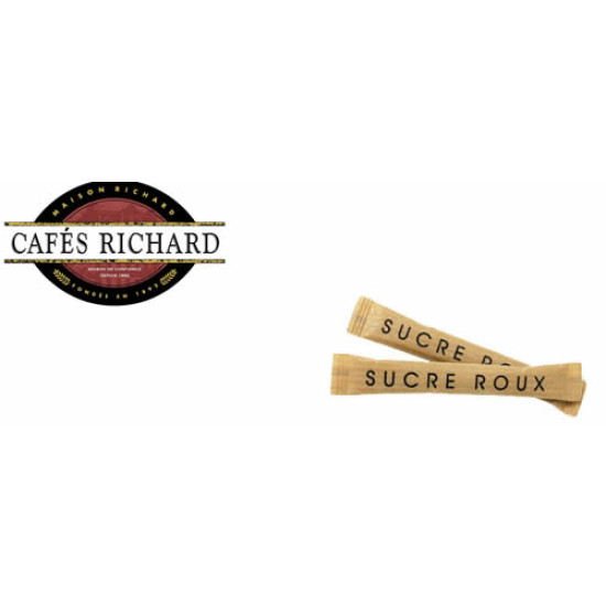 Cafes Richard - Кафява захар на пакетчета - 600бр