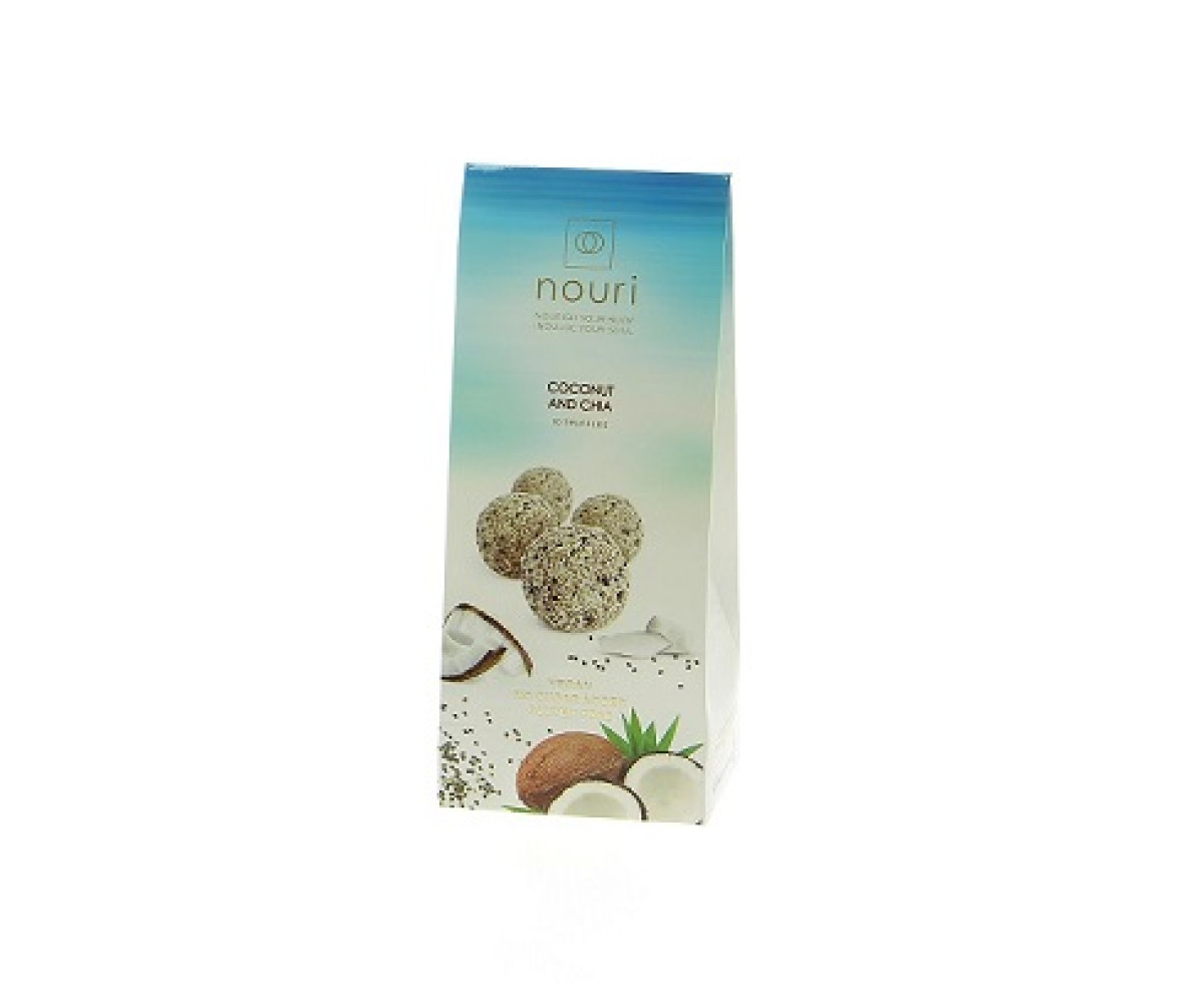 Веган трюфели с кокос и чия Nouri, 10бр
