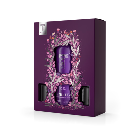 Gift Box Tatratea Forest Fruit 62% + чашки