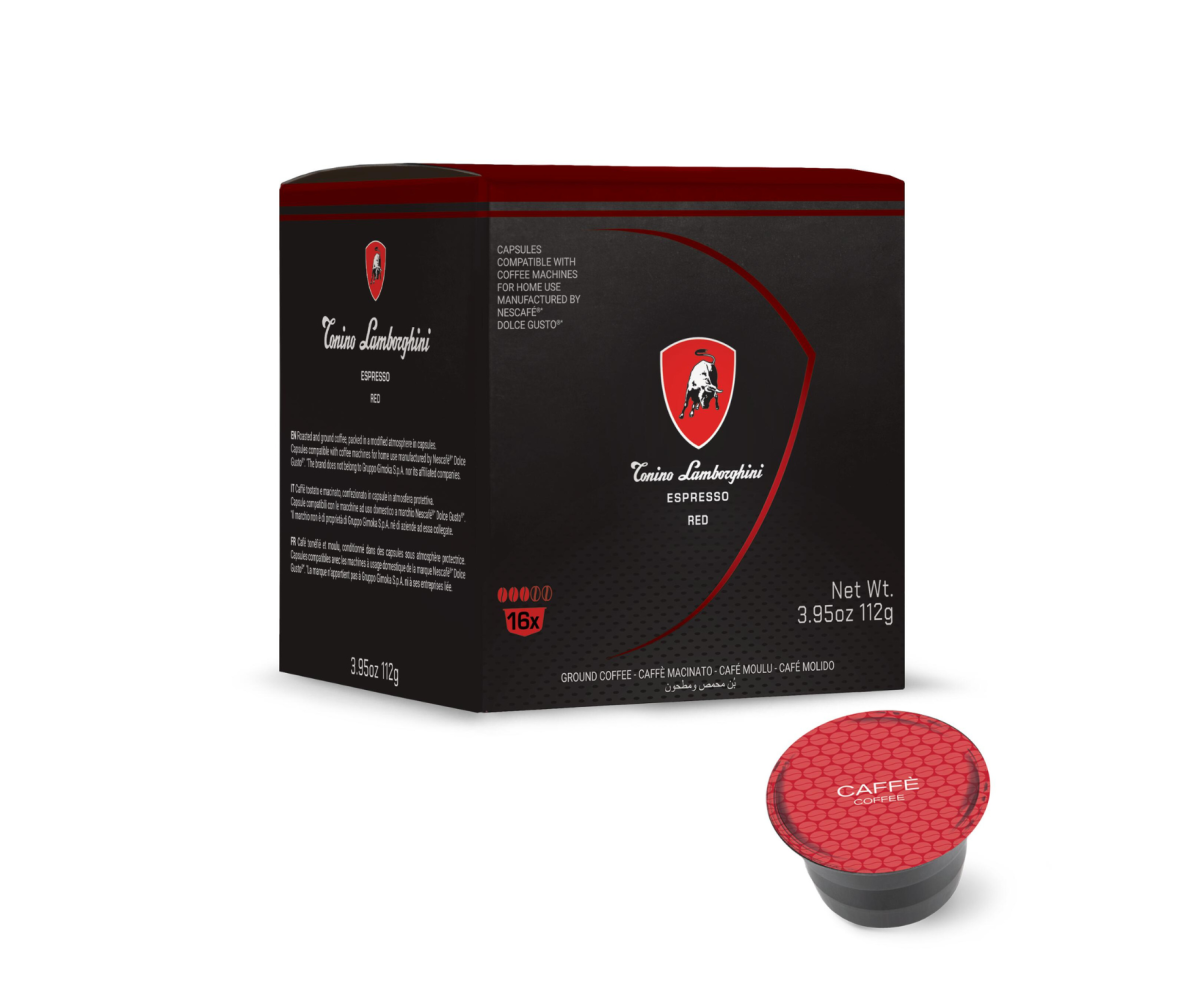 Tonino Lamborghini Red Blend – капсули Dolce Gusto 16 бр. | Nescafe Dolce Gusto съвместими | Кафе капсули |