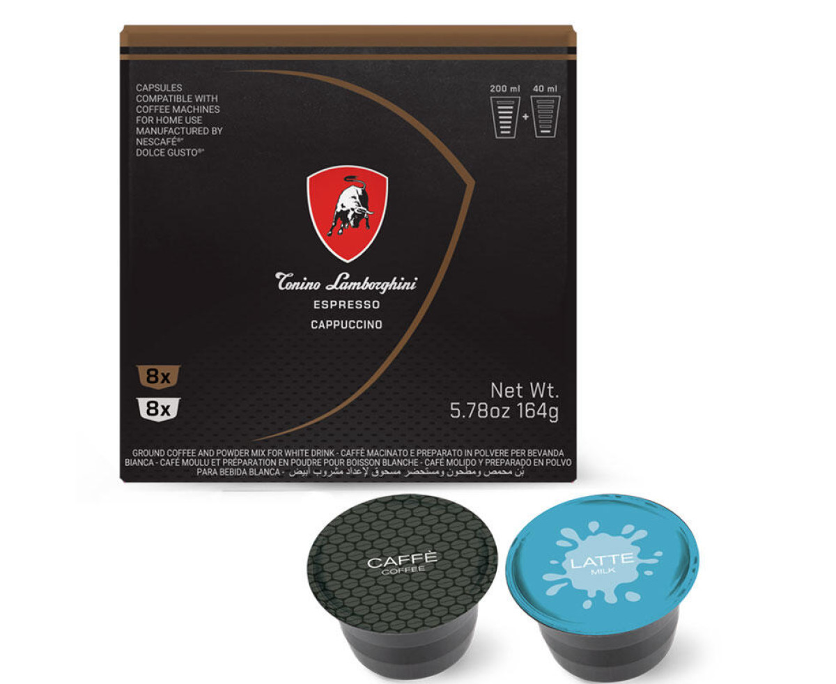 Tonino Lamborghini Cappuccino Blend – капсули Dolce Gusto 16 бр. | Nescafe Dolce Gusto съвместими | Кафе капсули |