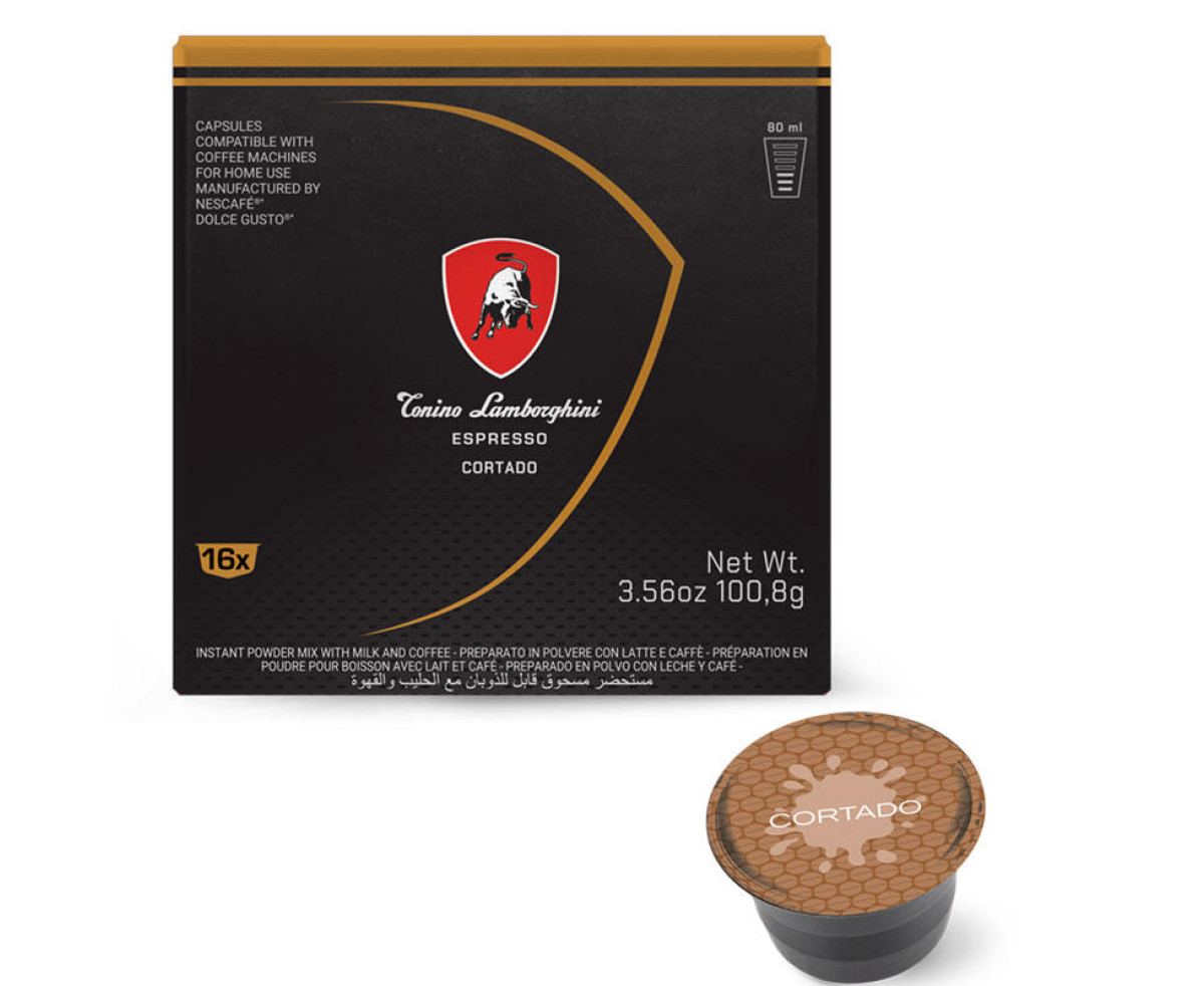 Tonino Lamborghini Cortado Blend – капсули Dolce Gusto 16 бр. | Nescafe Dolce Gusto съвместими Tonino Lamborghini Cortado Blend – капсули Dolce Gusto 16 бр. | Nescafe Dolce Gusto съвместими | Кафе капсули |