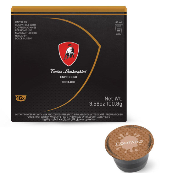 Tonino Lamborghini Cortado Blend – капсули Dolce Gusto 16 бр.