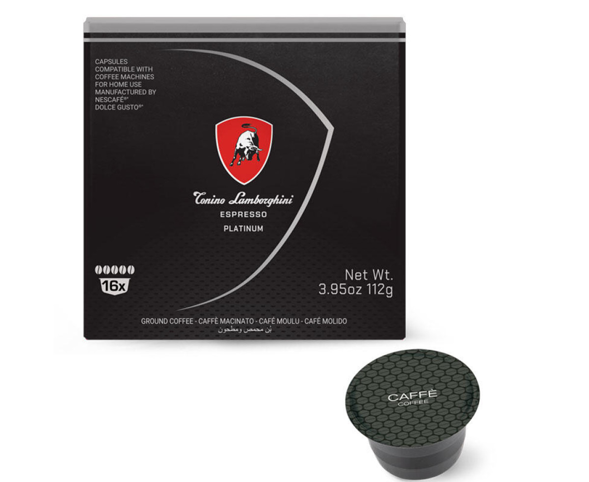 Tonino Lamborghini Platinum Blend – капсули Dolce Gusto 16 бр. | Кафе на зърна | Кафе |