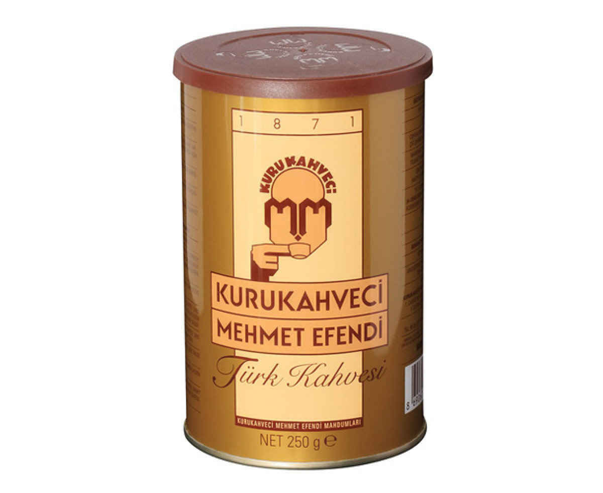 Mehmet Efendi турско кафе мляно в метална кутия 250гр