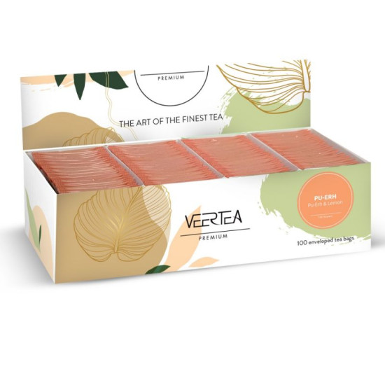 VEERTEA Pu-erh & Lemon, 100 пакетчета