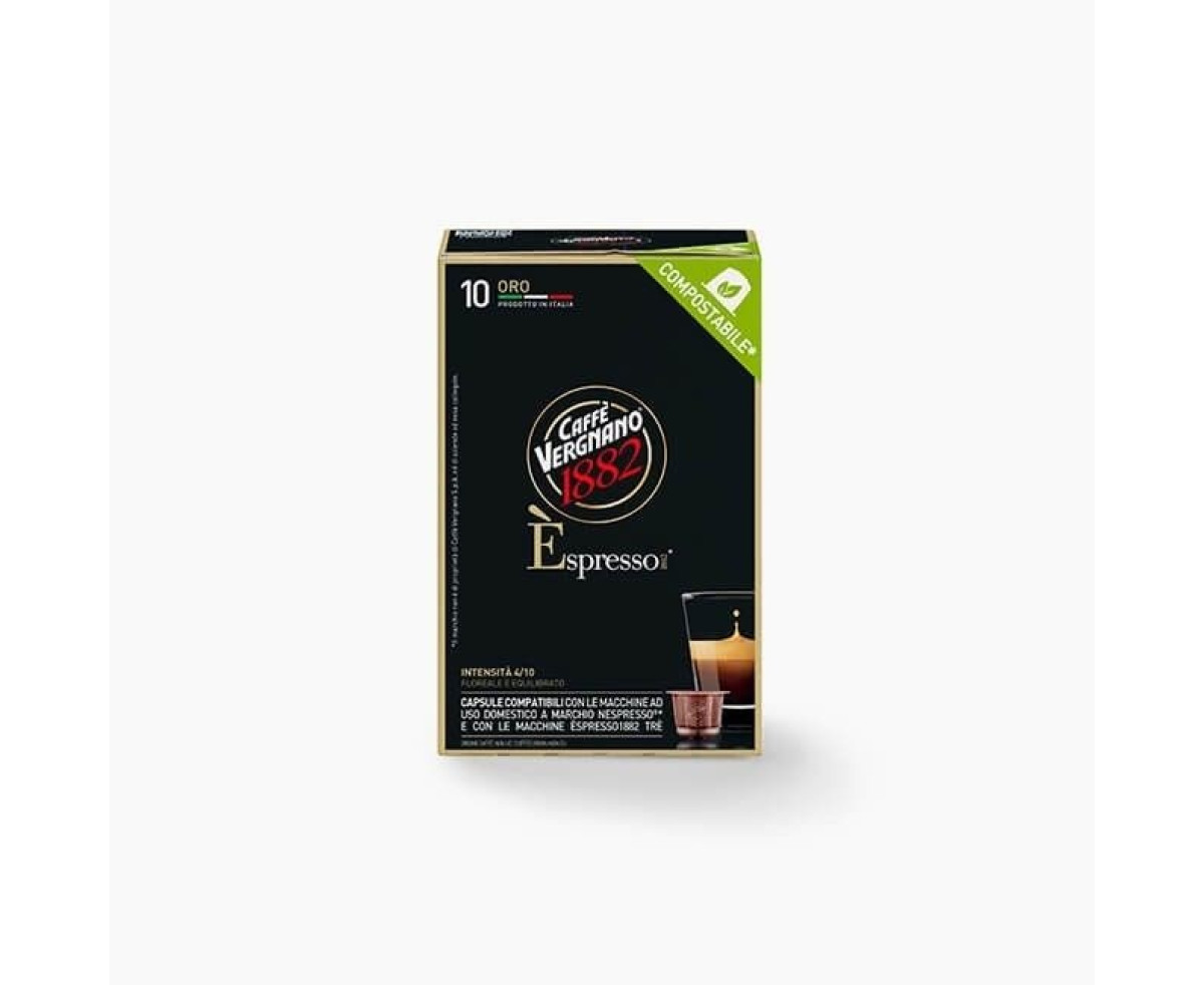 Vergnano Oro 10бр капсули за Nespresso кафемашина