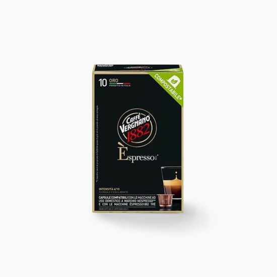 Vergnano Oro 10бр капсули за Nespresso кафемашина