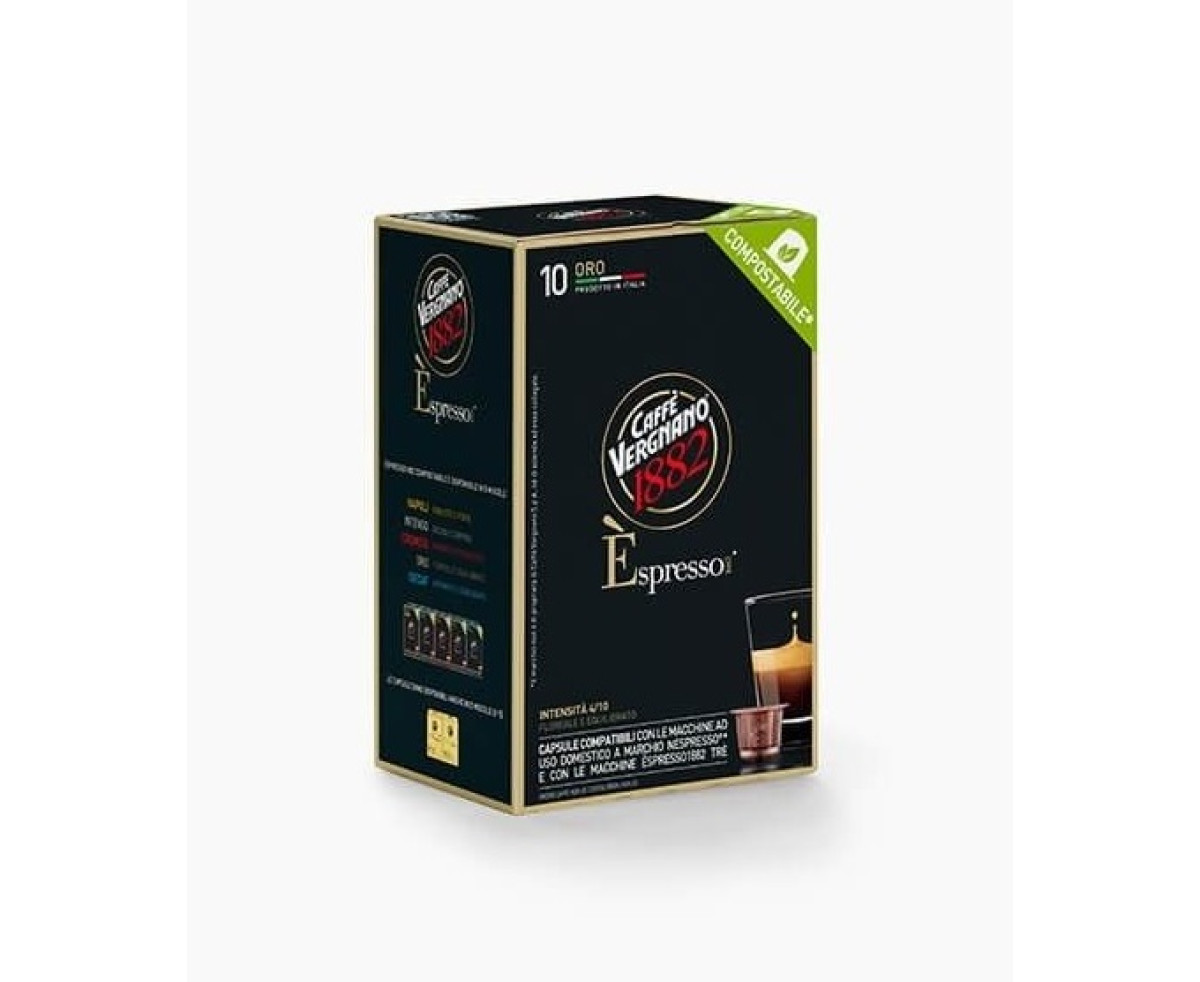 Vergnano Oro 10бр капсули за Nespresso кафемашина