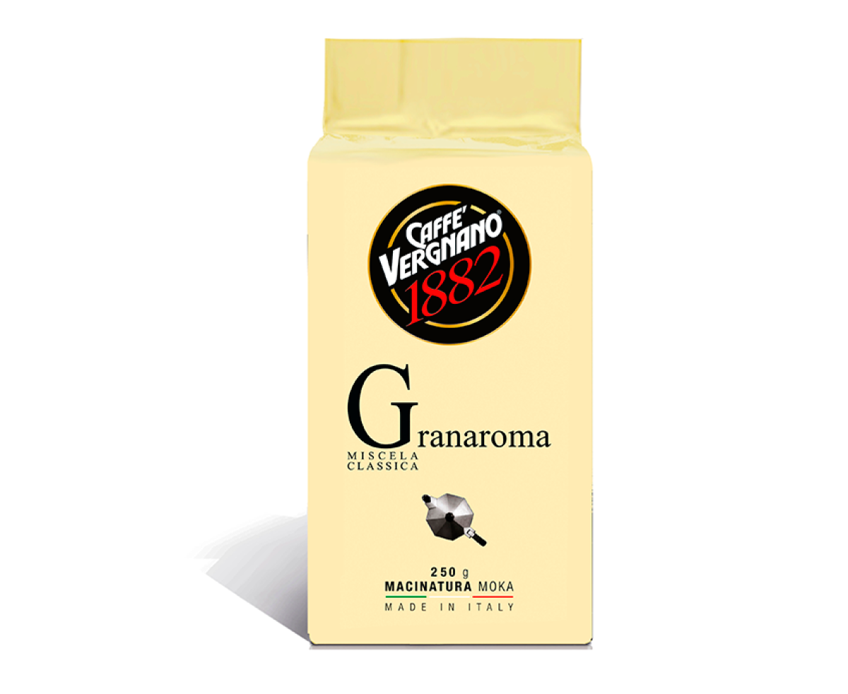 Vergnano Gran Aroma 250гр мляно кафе вакуум