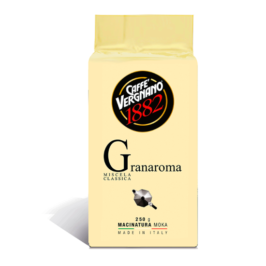 Vergnano Gran Aroma 250гр мляно кафе вакуум