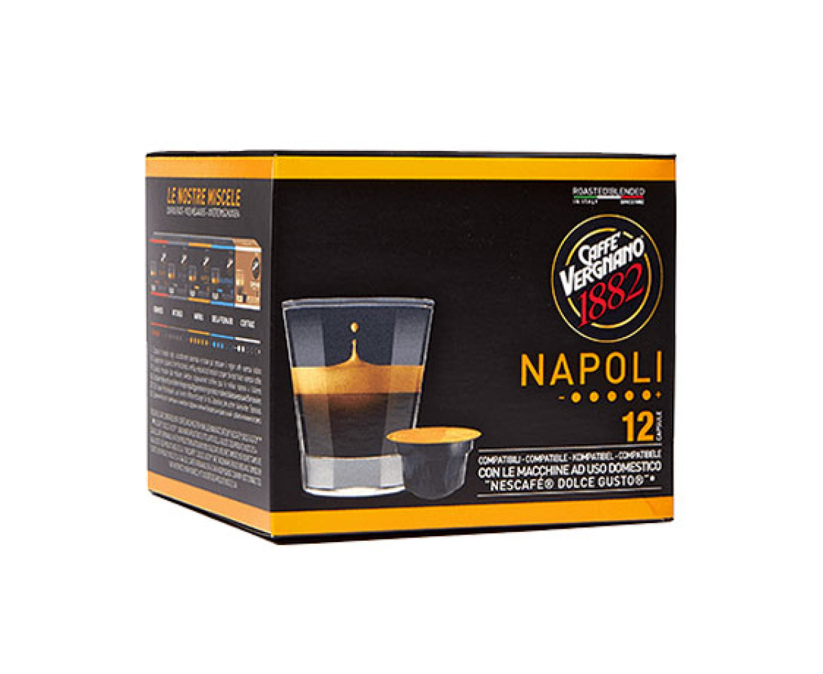 Vergnano Napoli 12 бр капсули за Dolce Gusto кафемашина