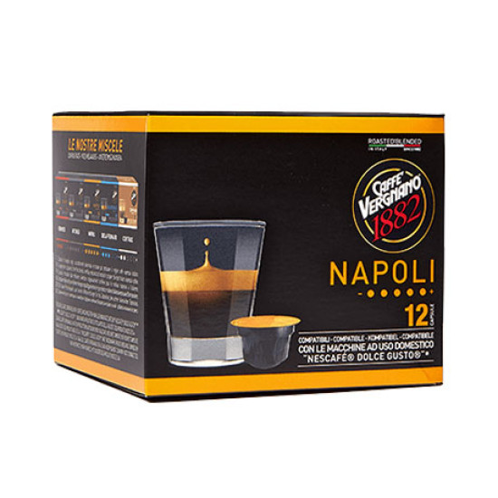 Vergnano Napoli 12 бр капсули за Dolce Gusto кафемашина