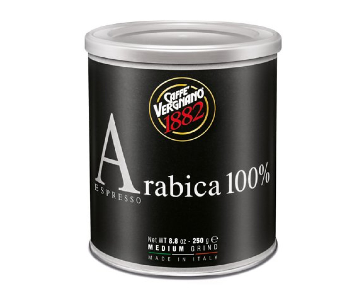 Vergnano Arabica 100% Moka мляно кафе 250гр кутия