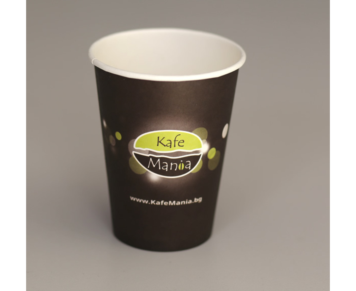 Картонени чаши за лате макиато Kafemania 60бр, 360ml Картонени чаши за лате макиато Kafemania 60бр, 360ml