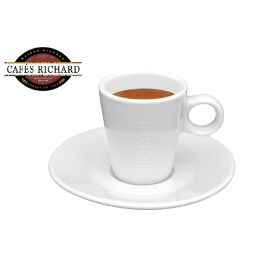 Cafes Richard - Комплект порцеланови чаши Slim, 6 бр, 250 мл