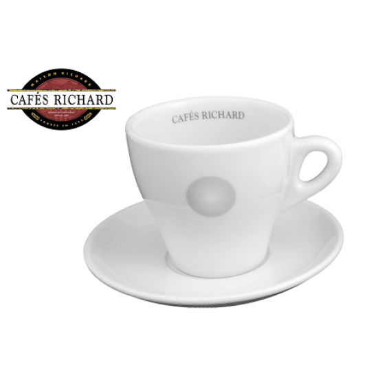 Cafes Richard комплект порцеланови чаши Perle Noire 6бр по 250мл