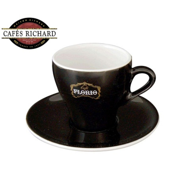 Cafes Richard - комплект порцеланови чаши Florio 250 мл, 6 бр