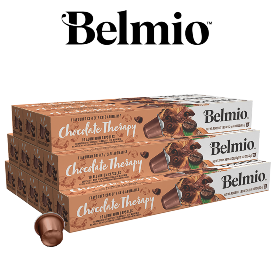 Belmio ПРОМО ПАКЕТ Chocolate Therapy 120бр Nespresso съвместими капсули с вкус на Шоколад