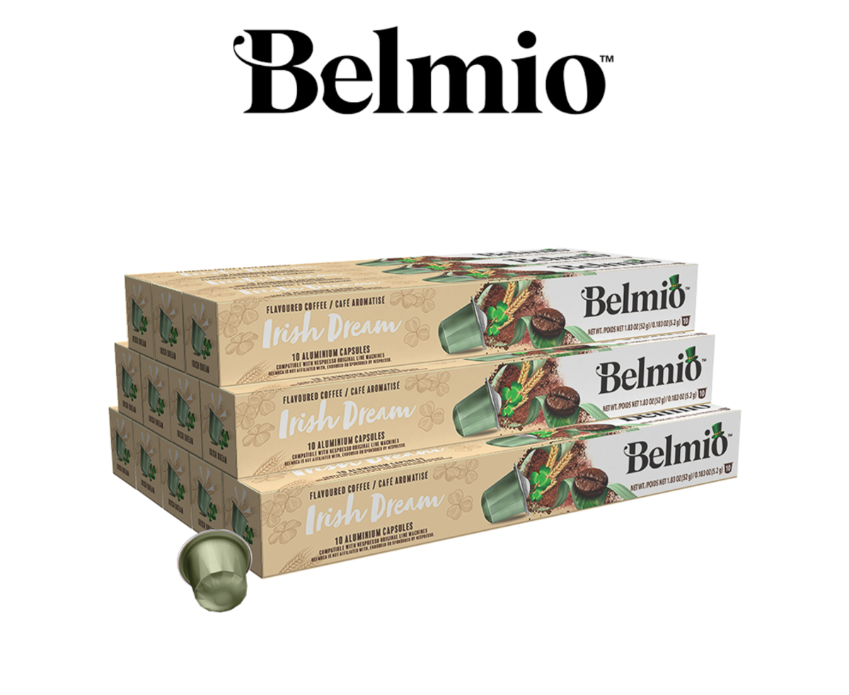Belmio ПРОМО ПАКЕТ Irish Dream 120бр Nespresso съвместими капсули