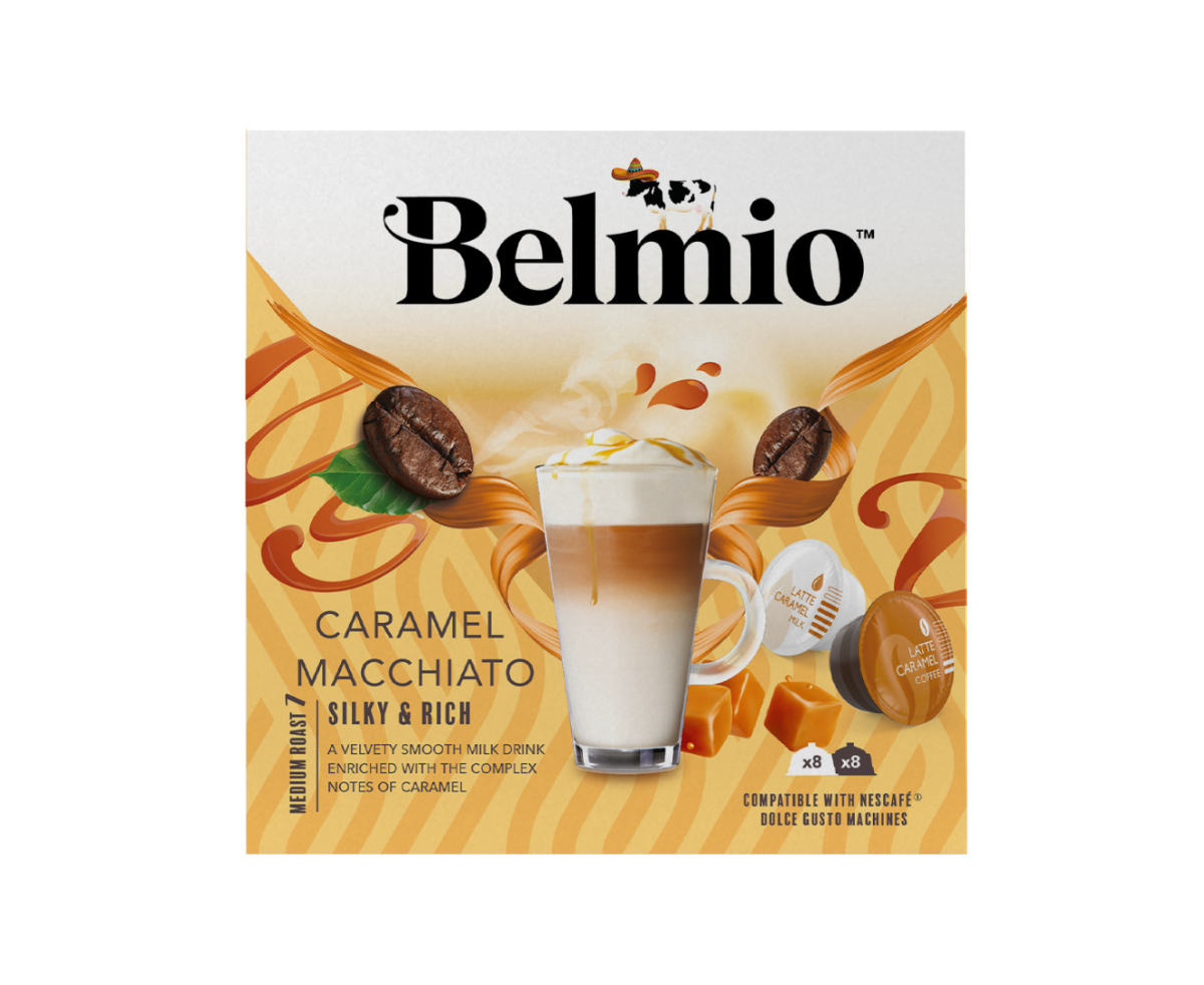 Belmio Caramel Macchiato 16бр капсули- Dolce Gusto съвместими | Nescafe Dolce Gusto съвместими | Coffee Capsules |