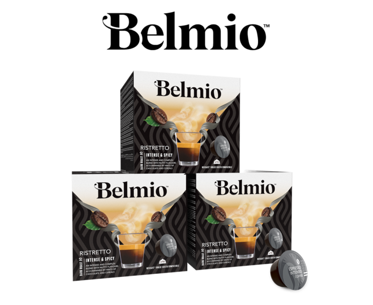 Belmio ПРОМО ПАКЕТ Ristretto 48бр капсули- Dolce Gusto съвместими | Nescafe Dolce Gusto съвместими | Кафе капсули |