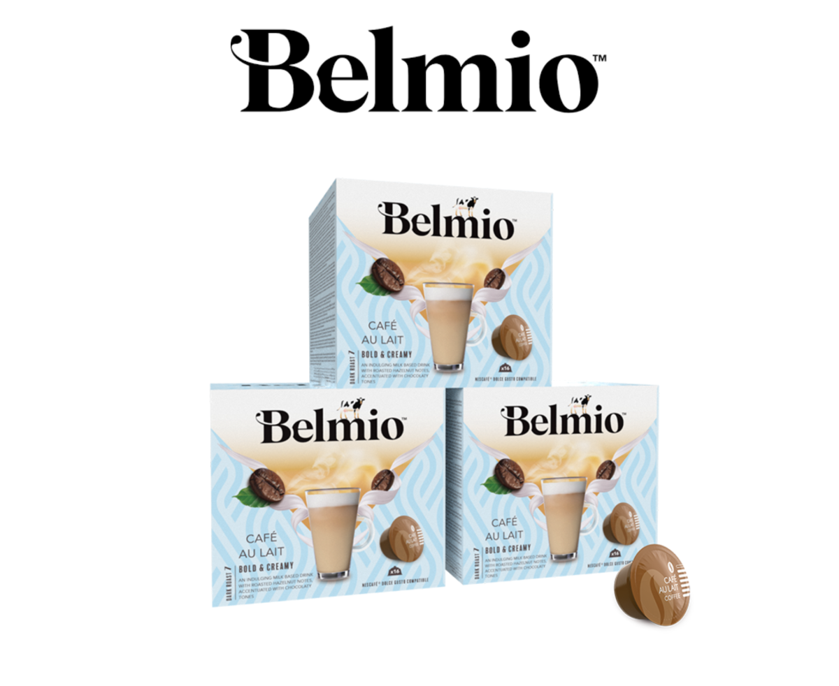 Belmio ПРОМО ПАКЕТ Café au Lait 48бр капсули- Dolce Gusto съвместими