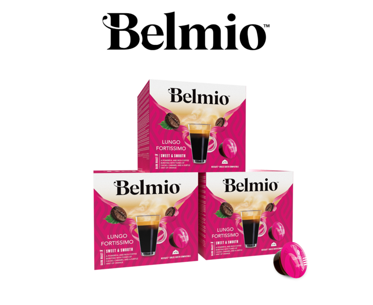 Belmio ПРОМО ПАКЕТ Lungo Fortissimo 48бр капсули- Dolce Gusto съвместими