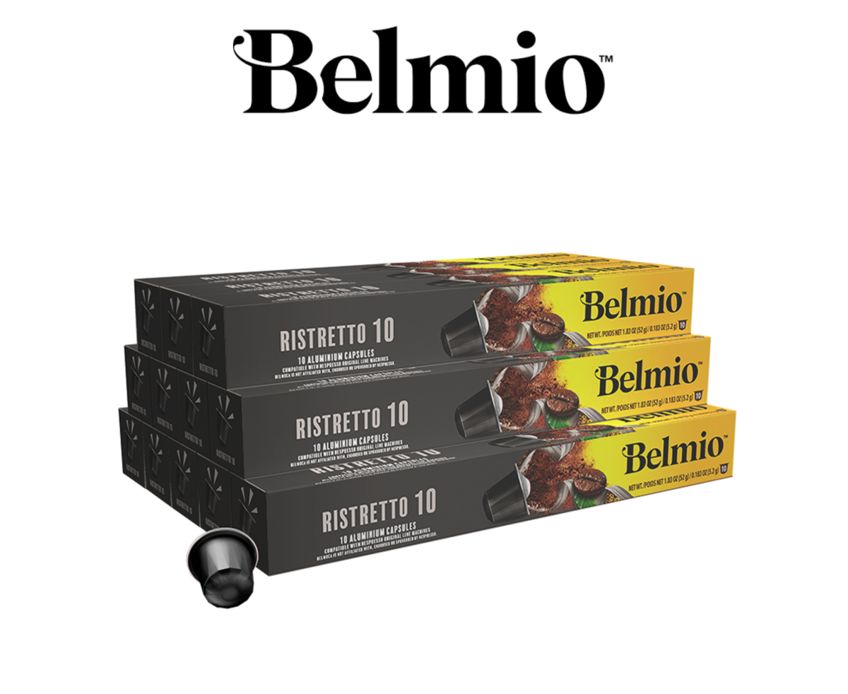 Belmio ПРОМО ПАКЕТ Ristretto 120бр Nespresso съвместими капсули