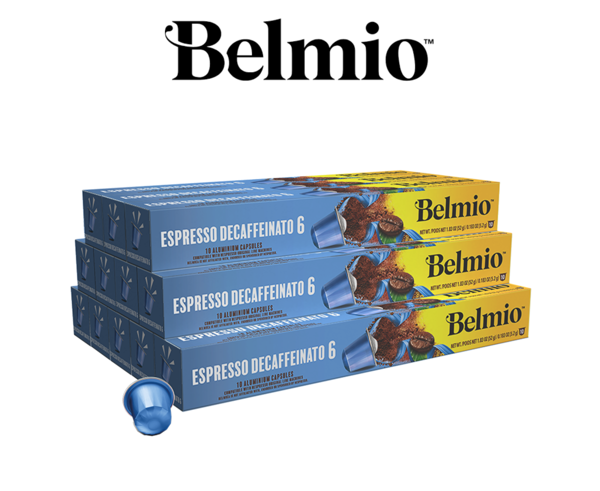 Belmio ПРОМО ПАКЕТ Espresso Decaffeinato 120бр Nespresso съвместими капсули
