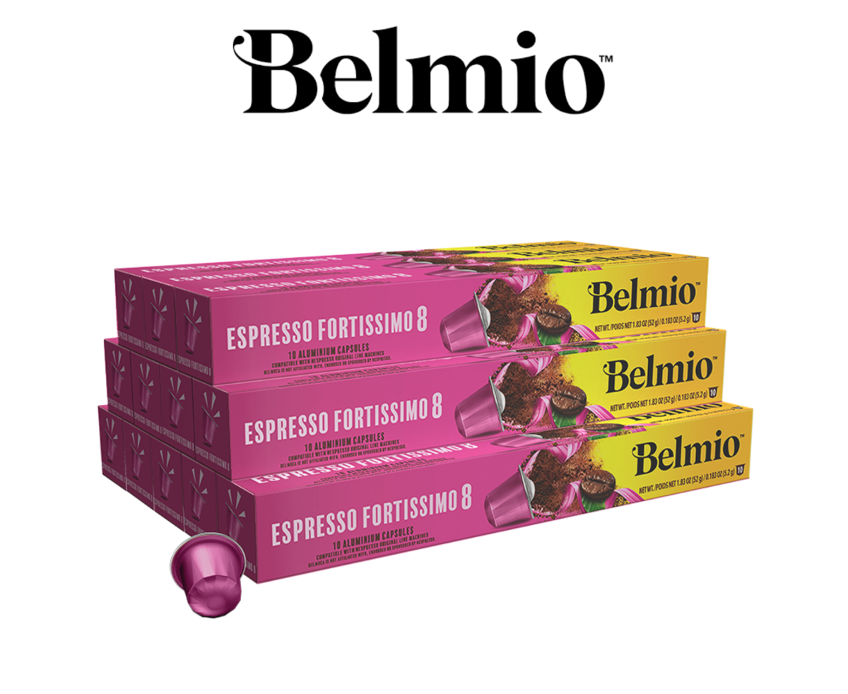 Belmio ПРОМО ПАКЕТ Espresso Fortissimo 120бр Nespresso съвместими капсули