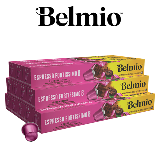 Belmio ПРОМО ПАКЕТ Espresso Fortissimo 120бр Nespresso съвместими капсули