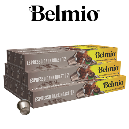 Belmio ПРОМО ПАКЕТ Espresso Dark Roast 120бр Nespresso съвместими капсули