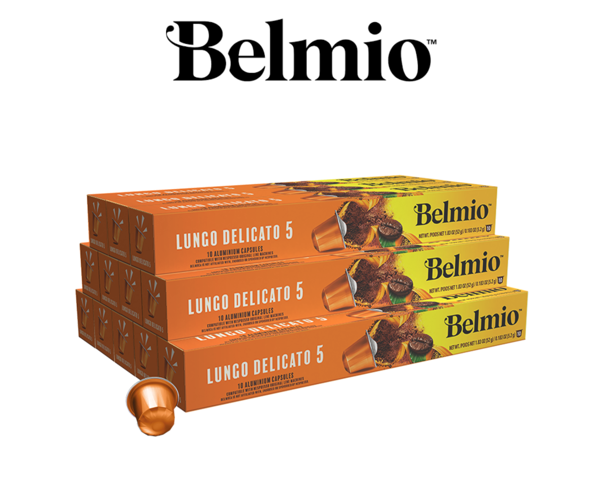 Belmio ПРОМО ПАКЕТ Lungo Delicato 120бр Nespresso съвместими капсули