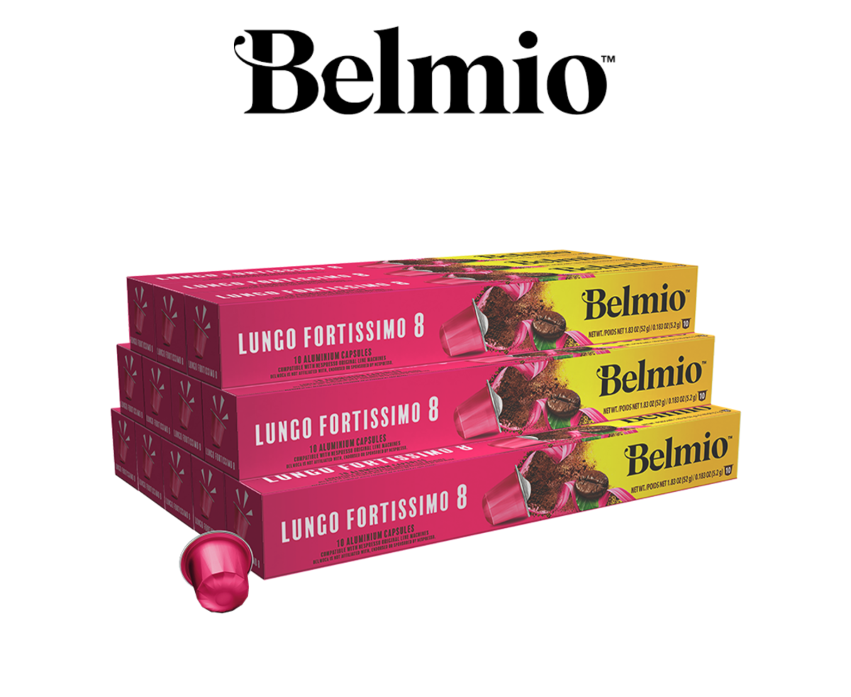 Belmio ПРОМО ПАКЕТ Lungo Fortissimo 120бр Nespresso съвместими капсули